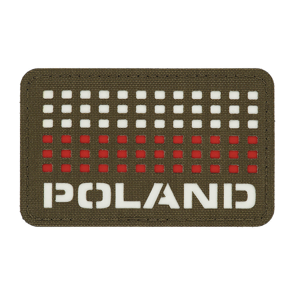 Patch Poland (with flag) 50x80 Laser Cut