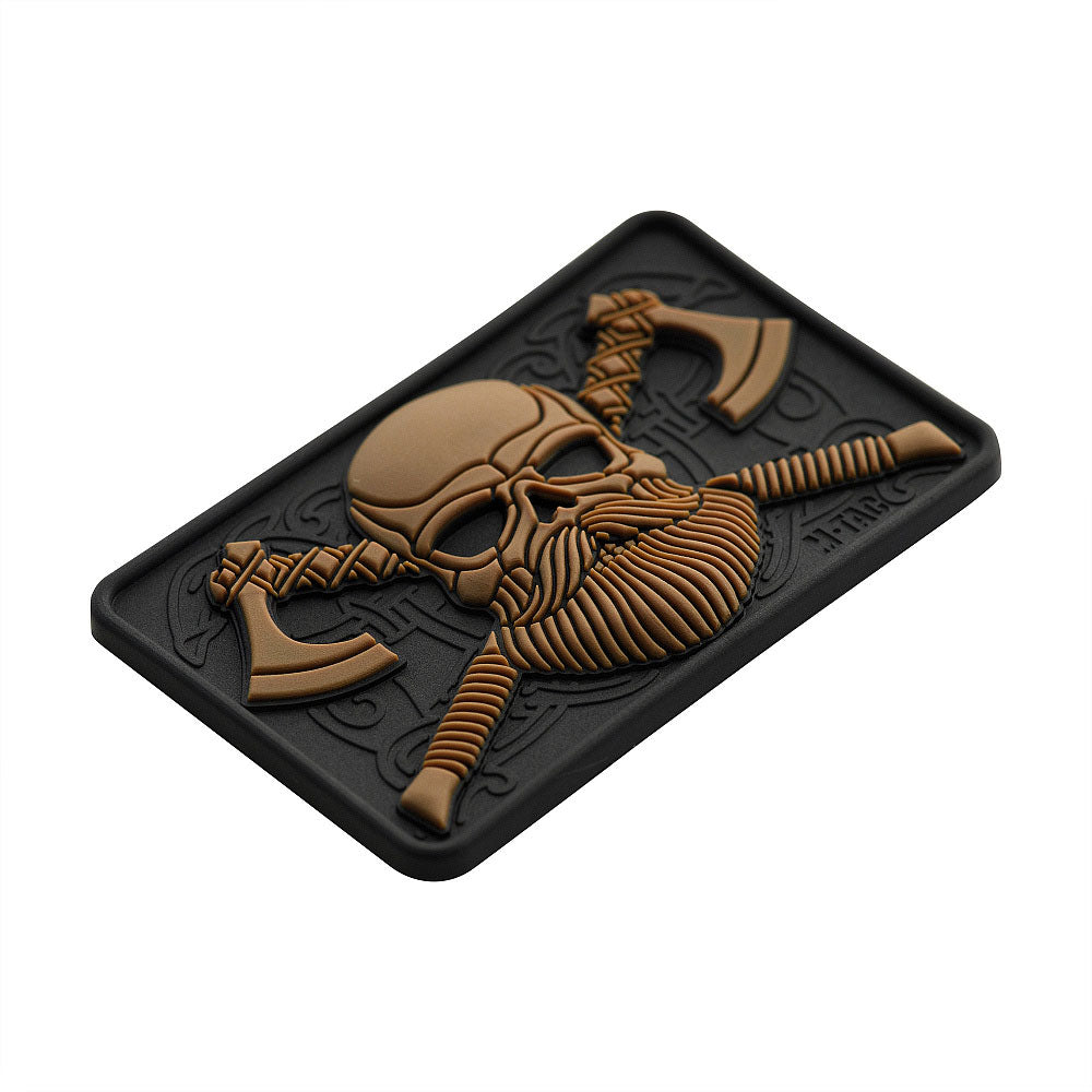 Bearded Skull 3D PVC Patch
