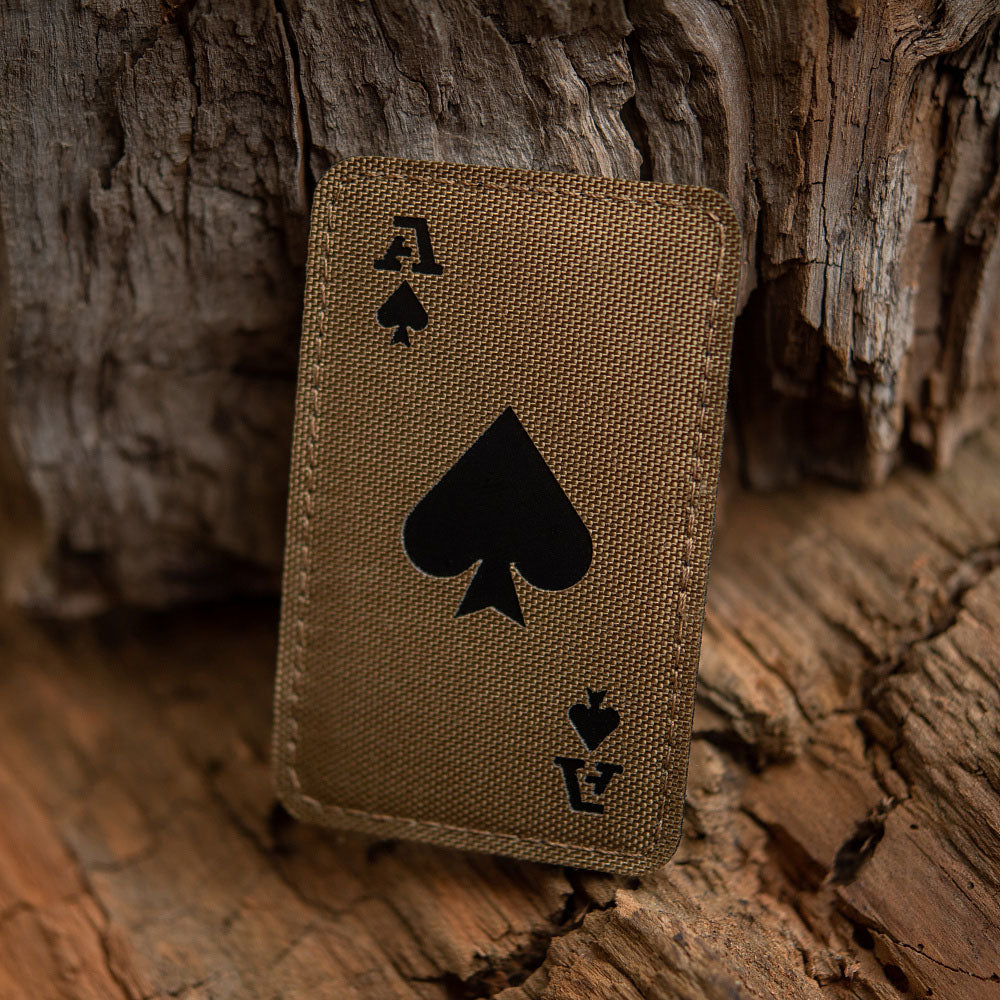 Patch Ace of Spades Laser Cut