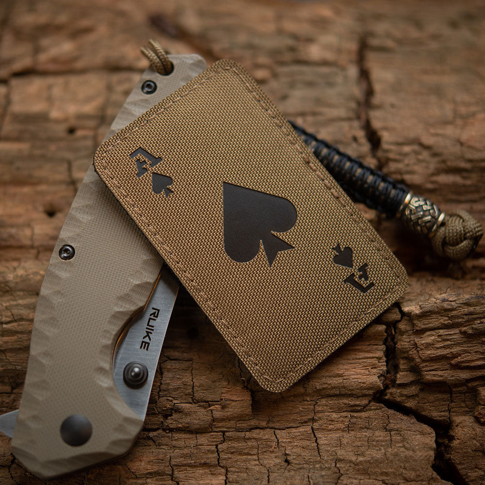 Patch Ace of Spades Laser Cut