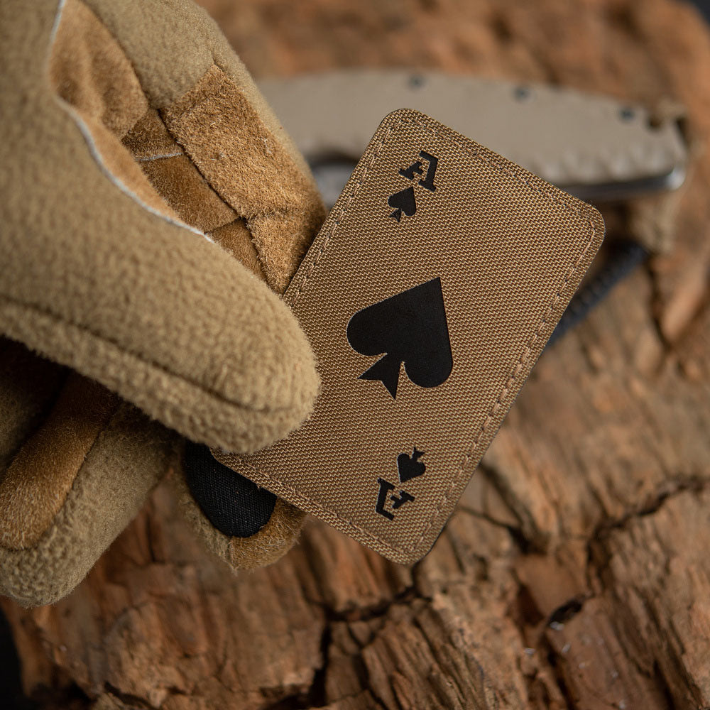 Patch Ace of Spades Laser Cut
