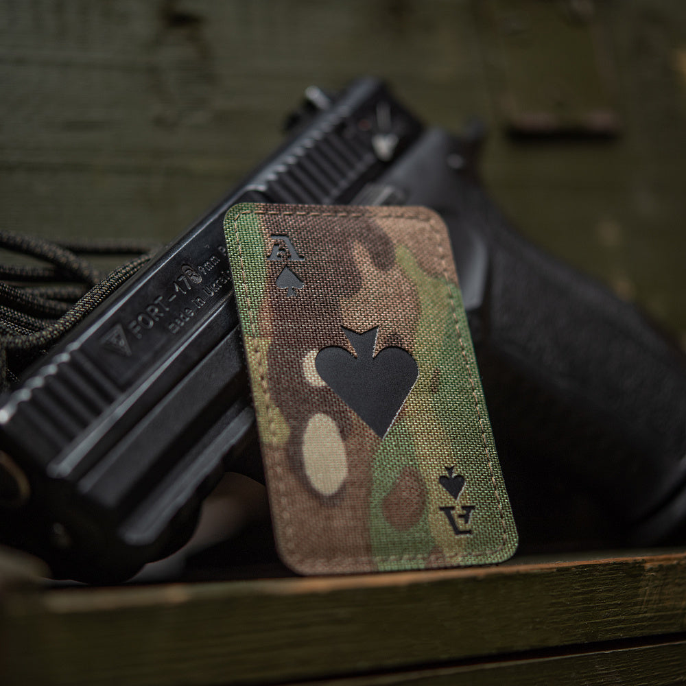 Patch Ace of Spades Laser Cut