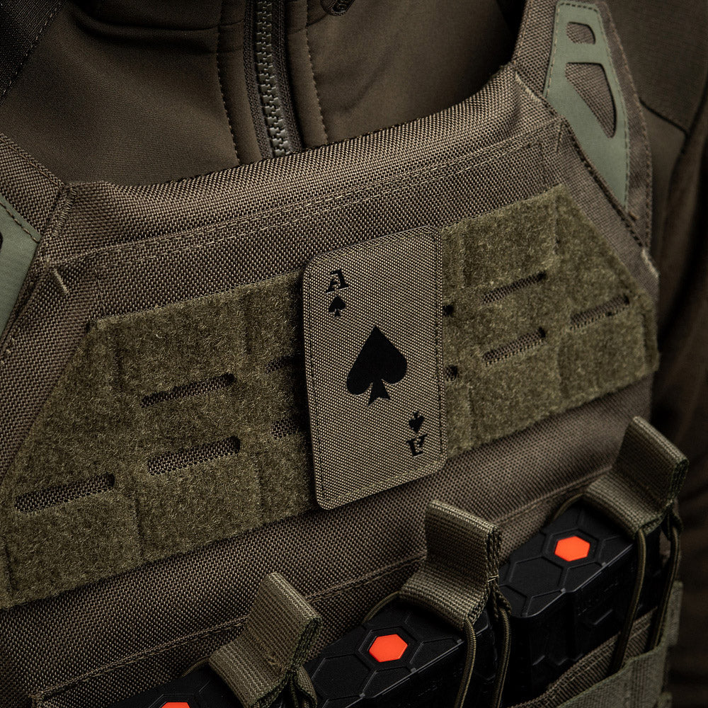 Patch Ace of Spades Laser Cut