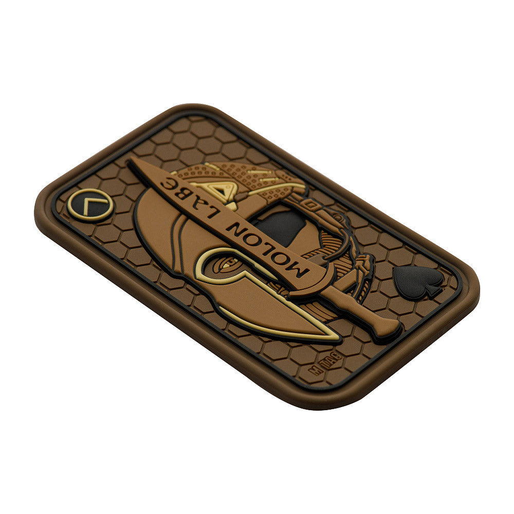 Aufnaher Molon Labe Ase 3D PVC