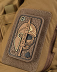 Aufnaher Molon Labe Ase 3D PVC