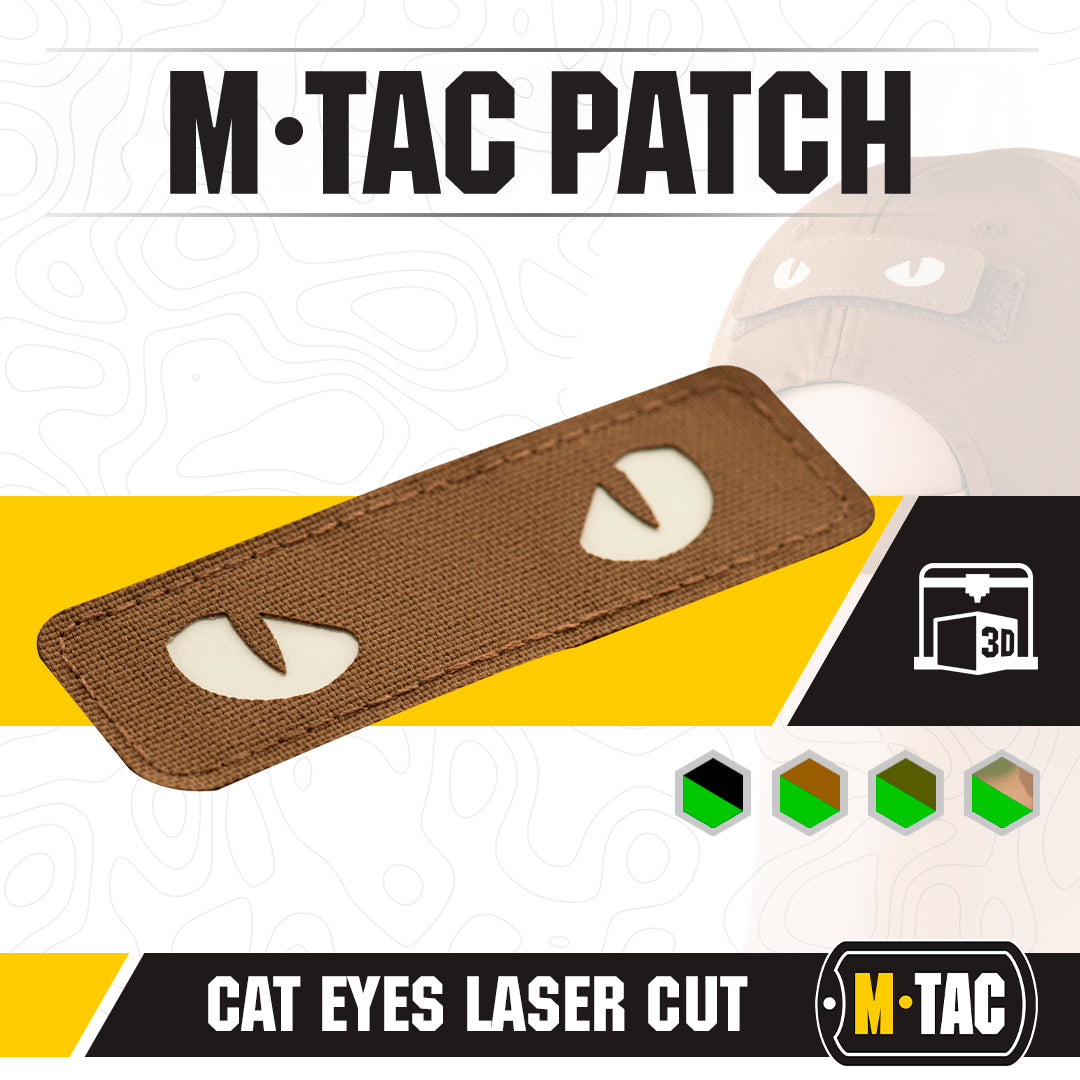 Aufnäher Cat Eyes Laser Cut