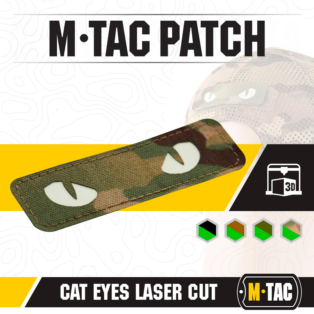 Aufnäher Cat Eyes Laser Cut