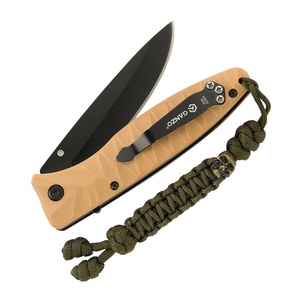 Knife Lanyard Loopy Snake Skull
