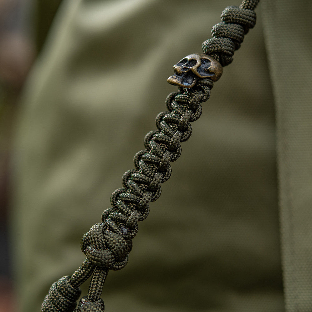 Knife Lanyard Loopy Snake Skull