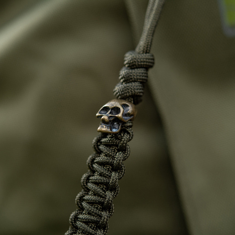 Knife Lanyard Loopy Snake Skull