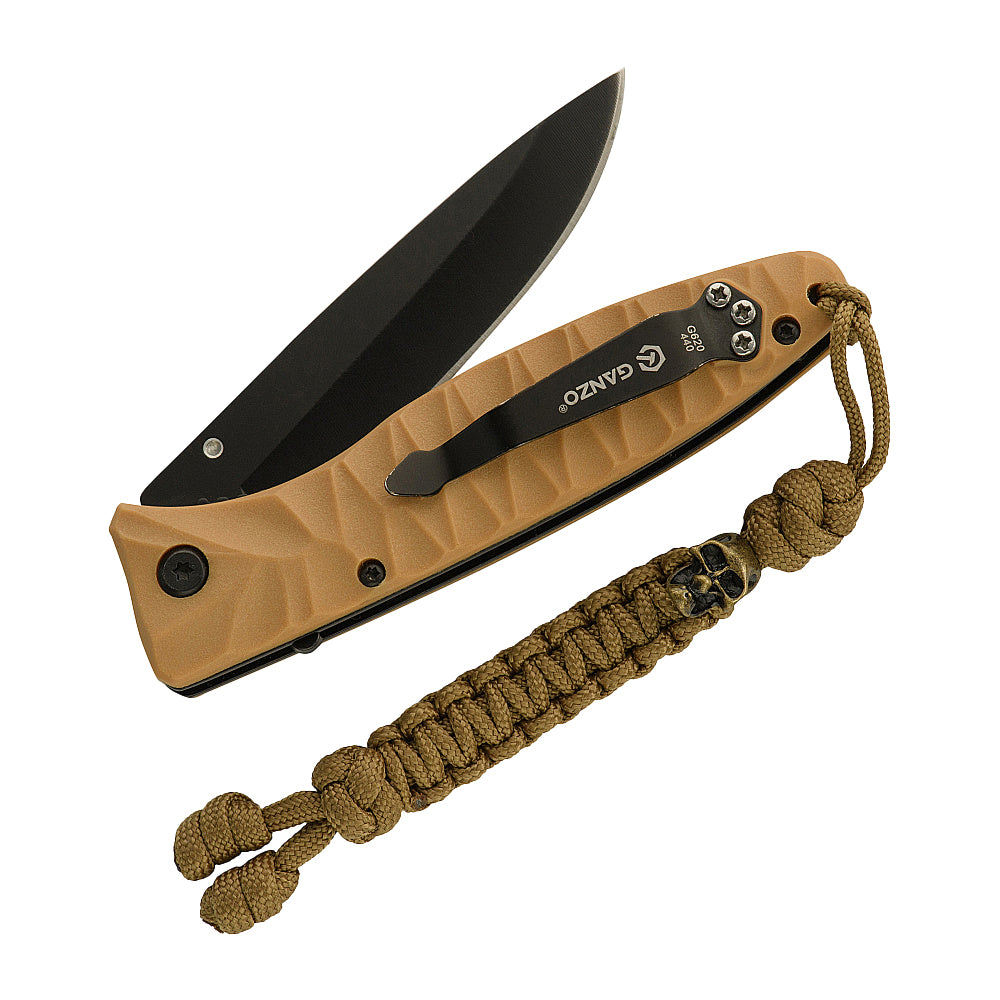 Knife Lanyard Loopy Snake Skull