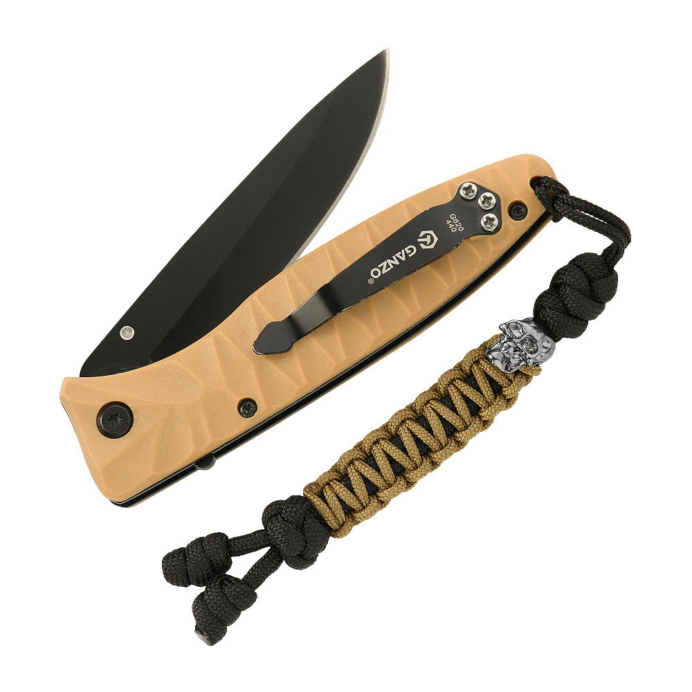 Knife Lanyard Loopy Snake Skull