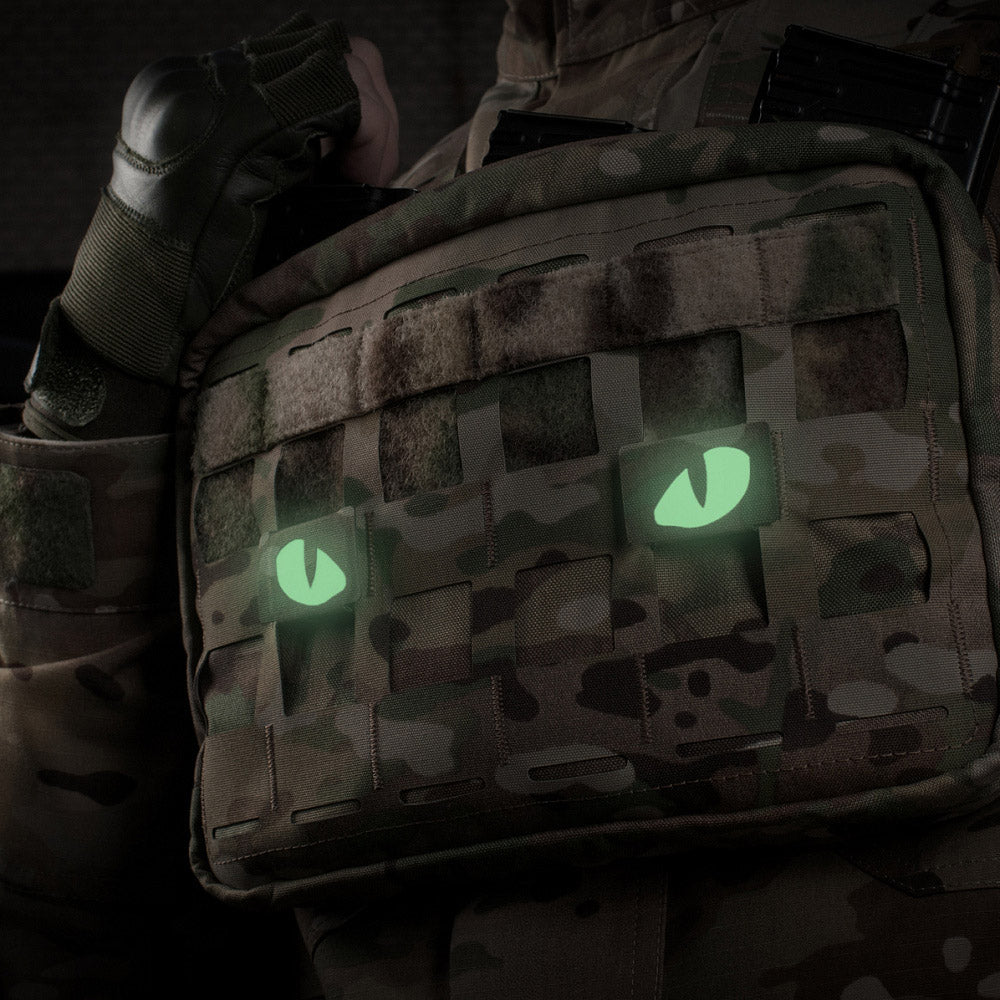 Patch Tigeraugen Laserschnitt (Paar)