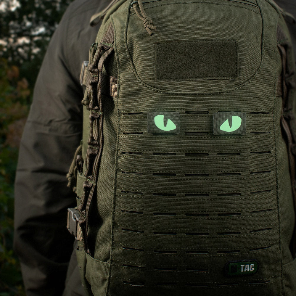 Patch Tigeraugen Laserschnitt (Paar)