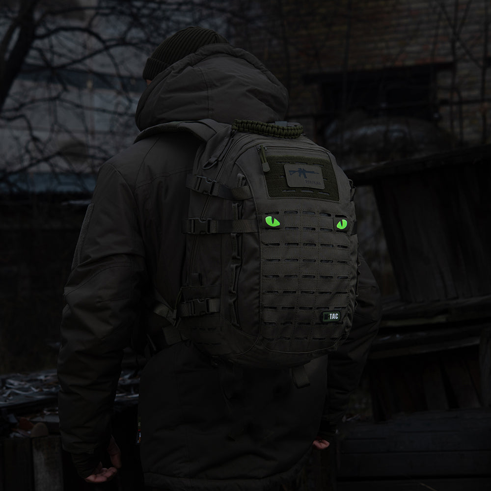 Patch Tigeraugen Laserschnitt (Paar)