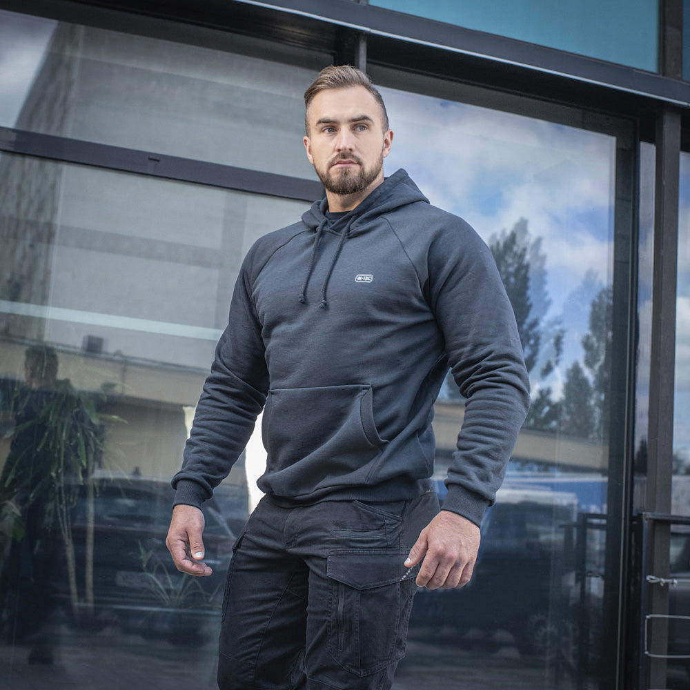 Jacke Hoodie Baumwolle Raglan