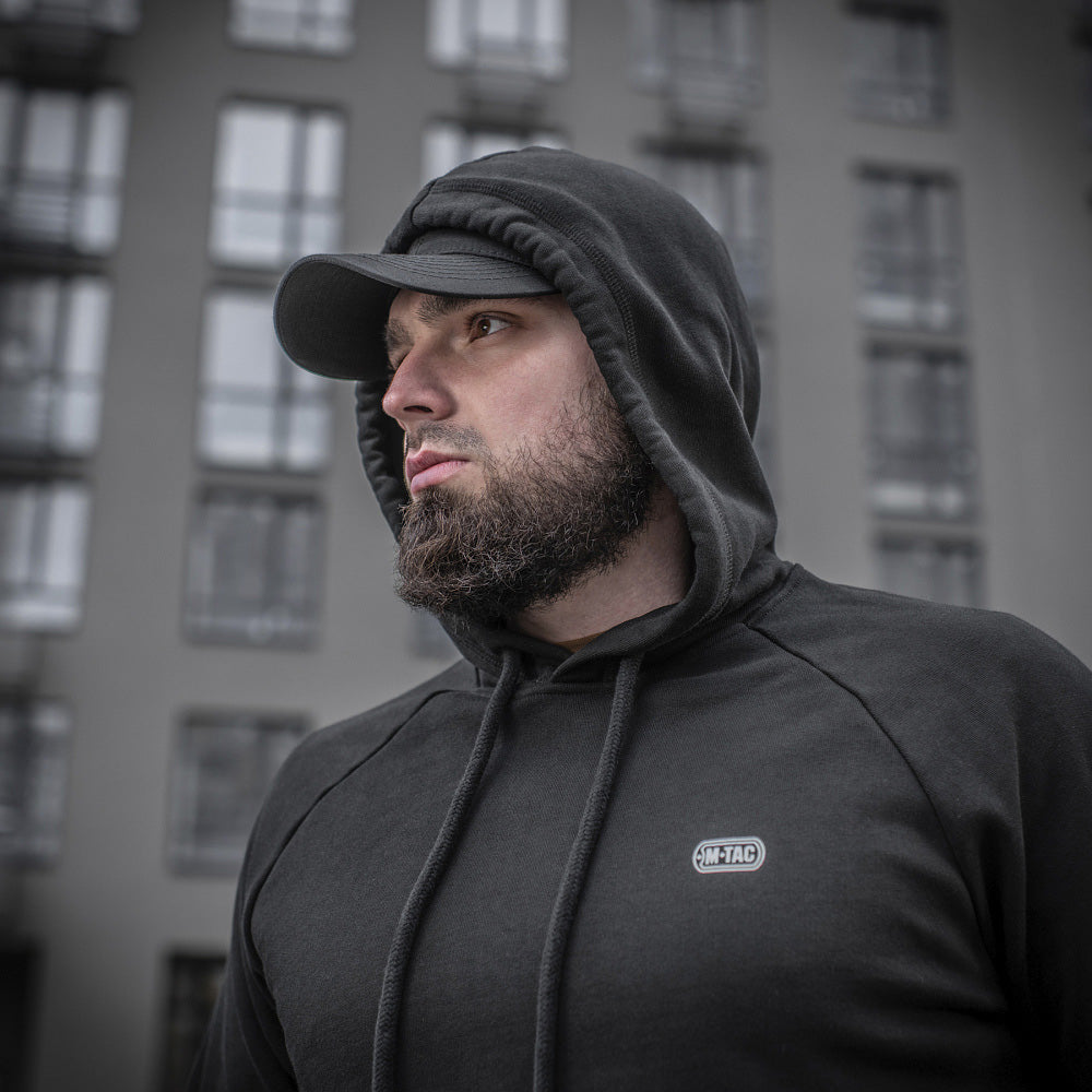 Cotton Raglan Hard Hoodie