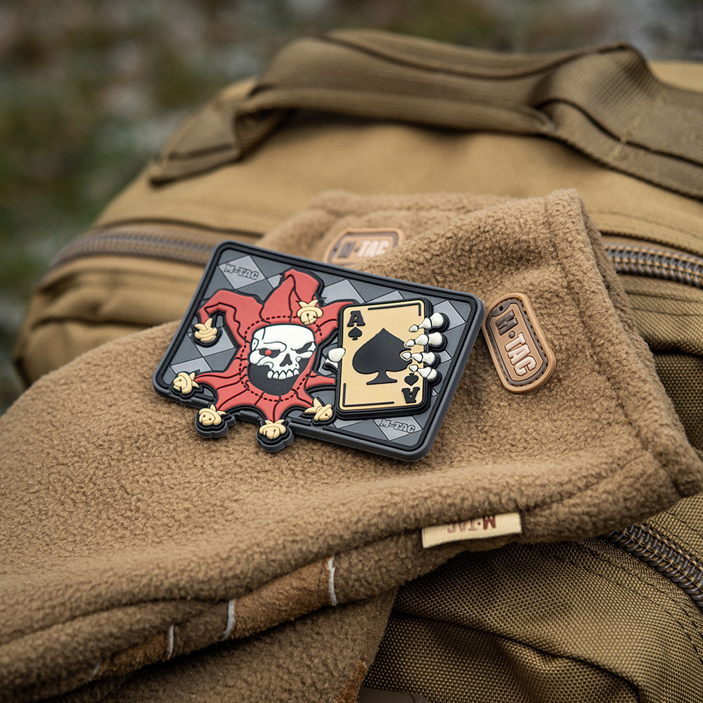 Patch Joker Skull 3D PVC