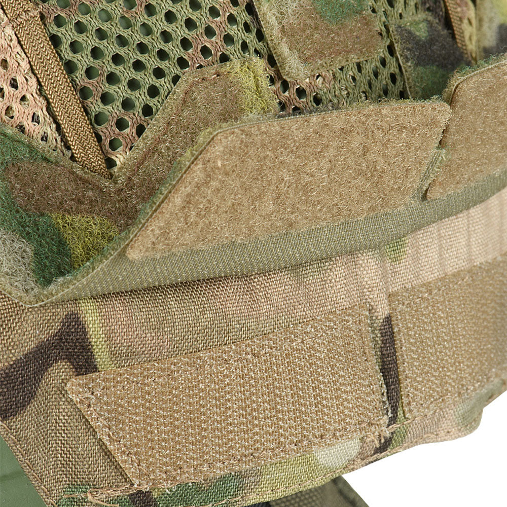 Helmet Cover With Shroud Cutout