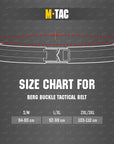 M-Tac Gurtel berg buckle tactical belt