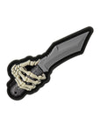 Aufnäher Skeleton Knife PVC