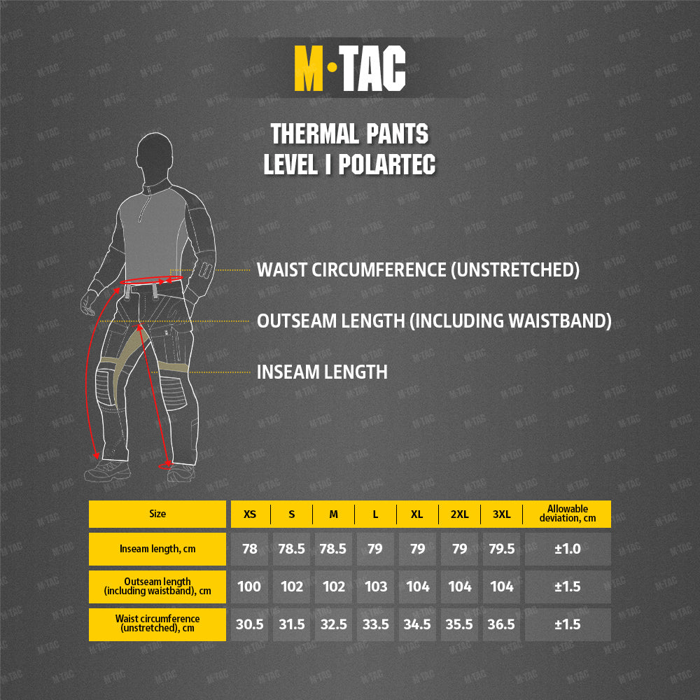 Thermal Pants Level I Polartec