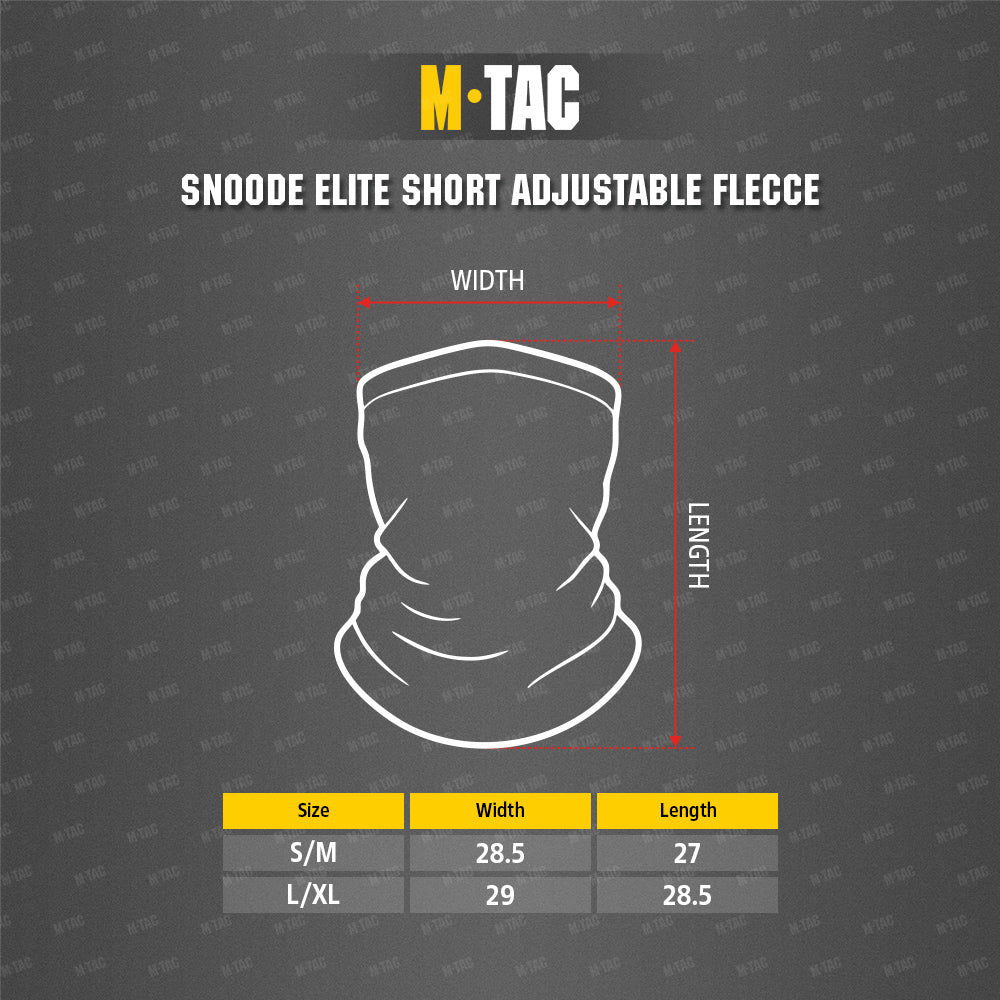 Schlauchschal Elite Kurzer mit Kordelzug Fleece (320/m2)
