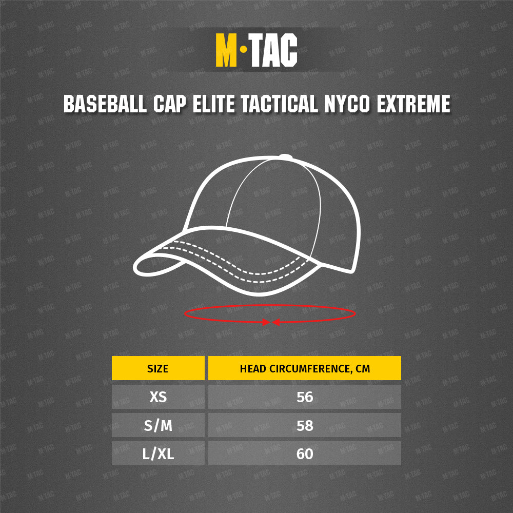 Baseballkappe Elite Taktik NYCO Extreme
