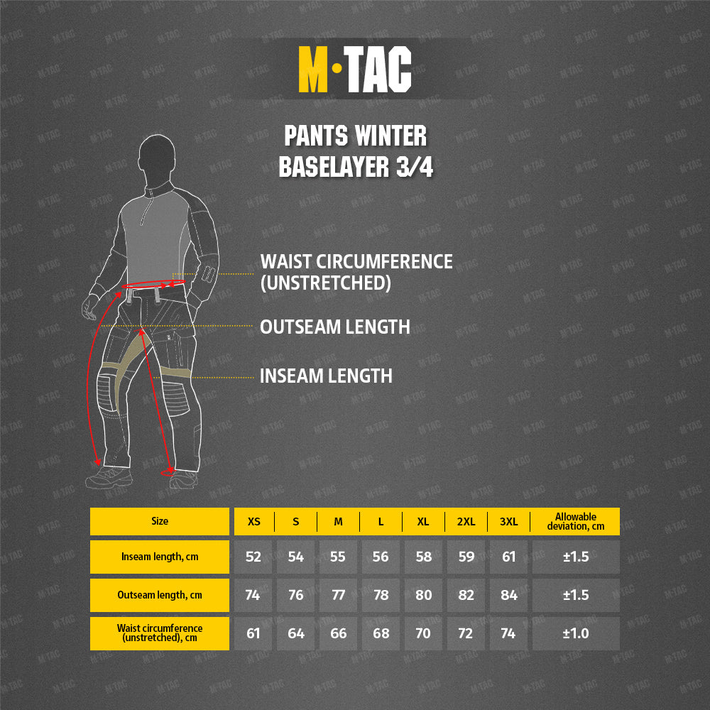 Pants Winter Baselayer 3/4
