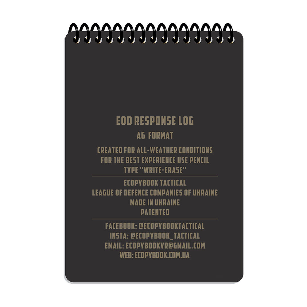 EOD RESPONSE LOG A6