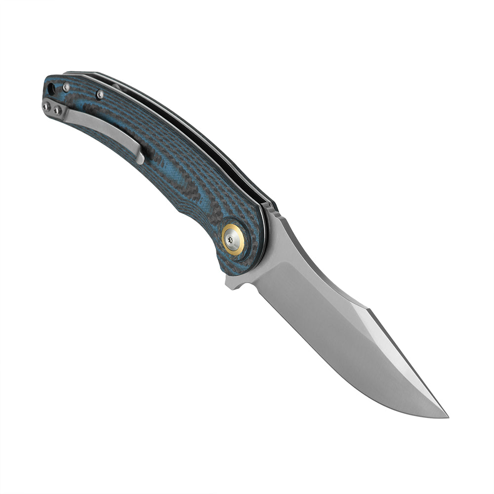 Folding Knife Type 15 Carbon/Blue