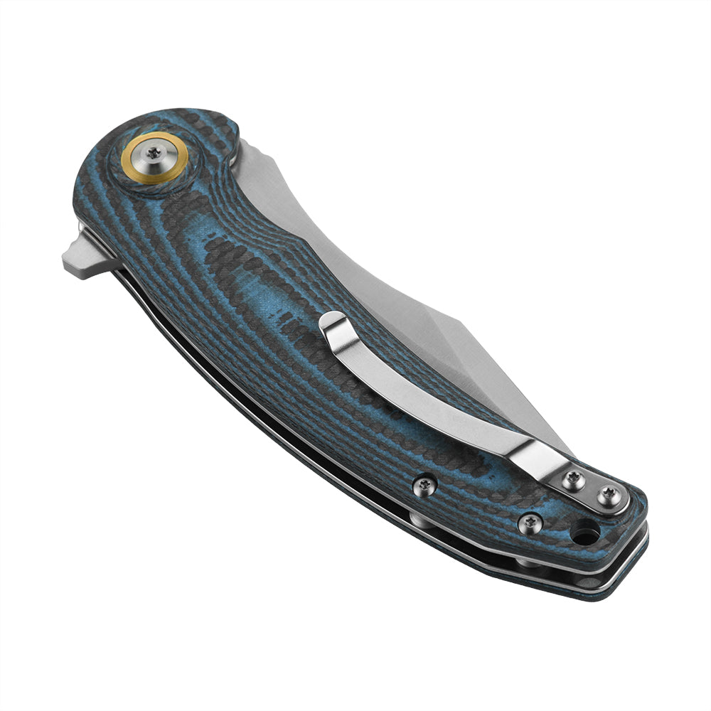 Folding Knife Type 15 Carbon/Blue