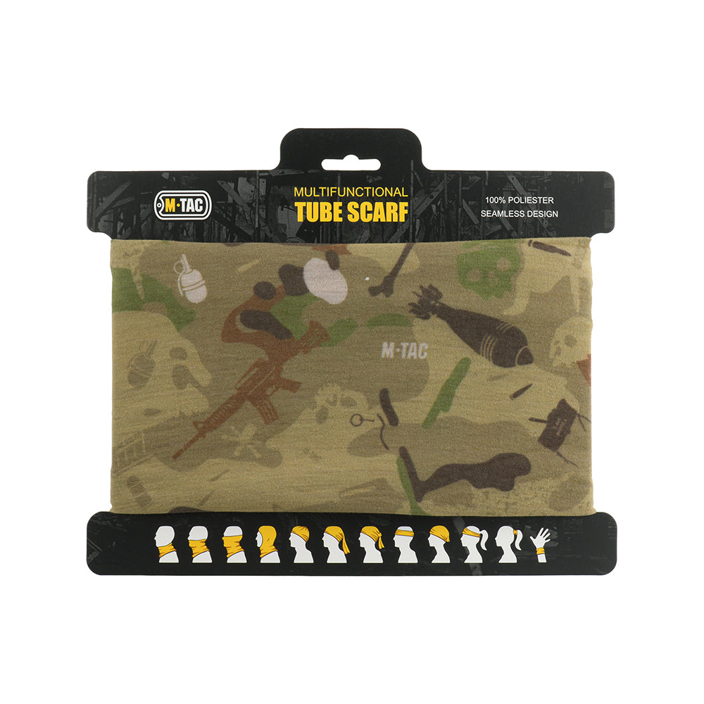 Neck Gaiter Lightweight War Camo