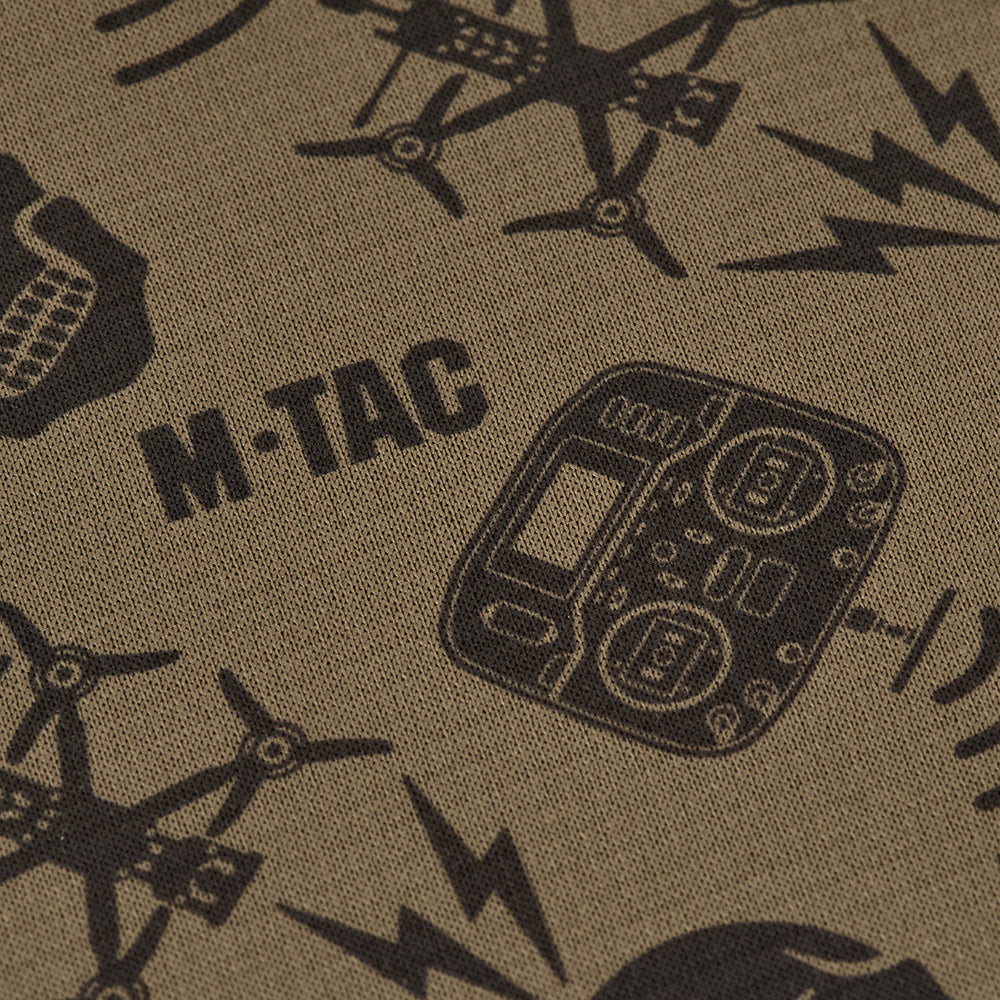 Scarf Tube Microfleece Drone Pattern