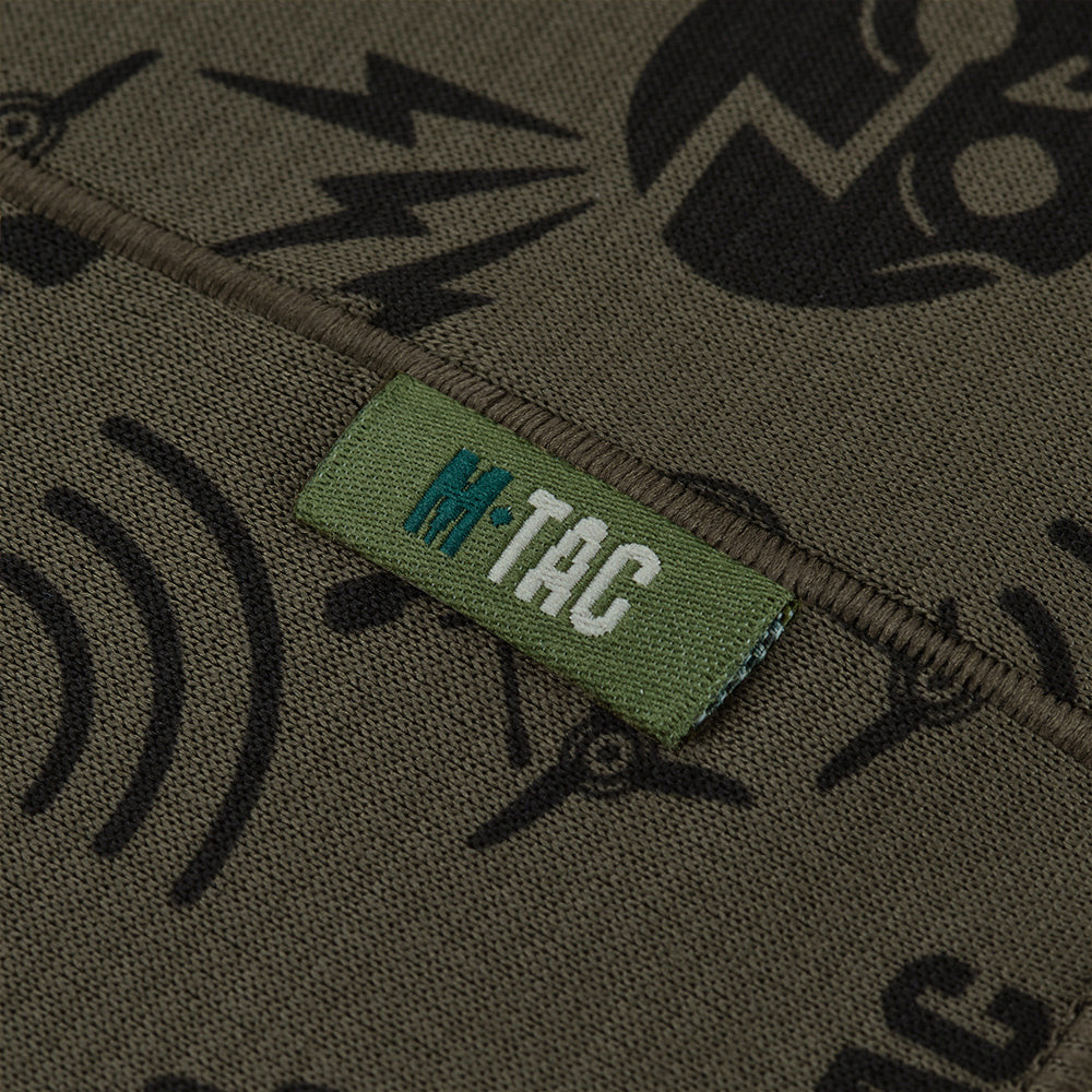 Scarf Tube Microfleece Drone Pattern