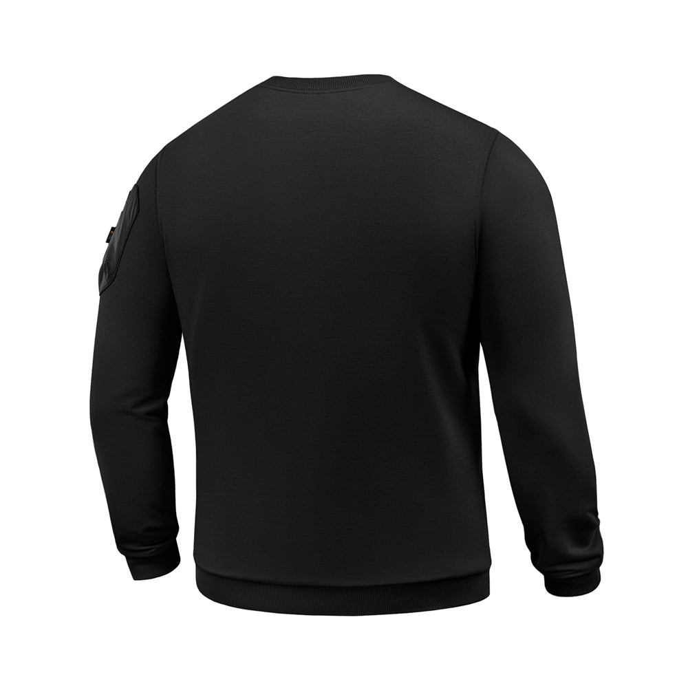 Nylon Pocket Cotton Hard Sweatshirt