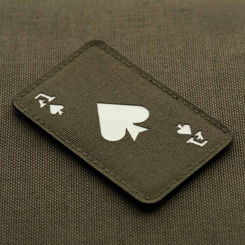 Patch Pik-Ass Laserschnitt