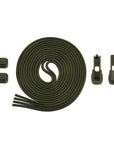 Elastic Shoelaces OD Green 120 cm
