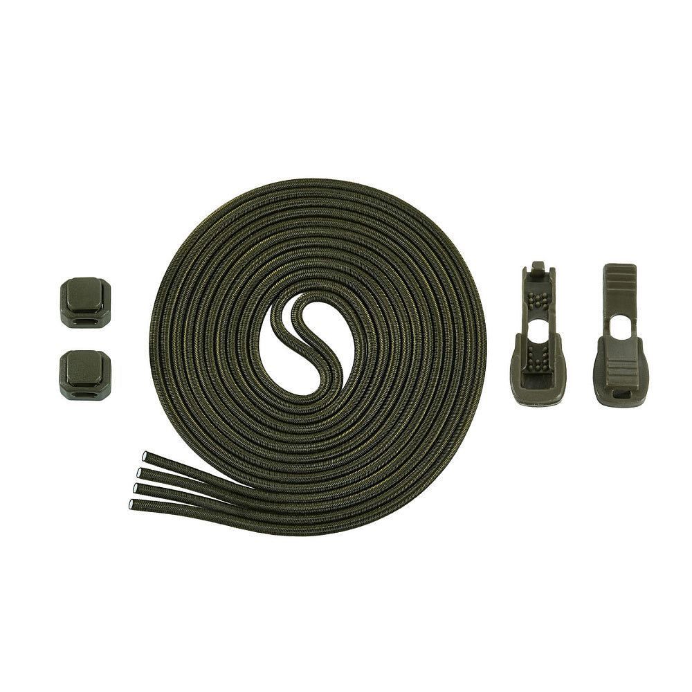 Elastic Shoelaces OD Green 120 cm