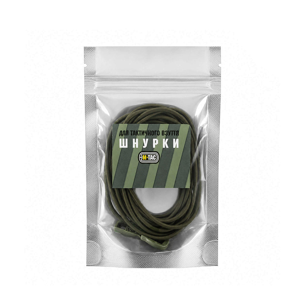 Elastic Shoelaces OD Green 120 cm