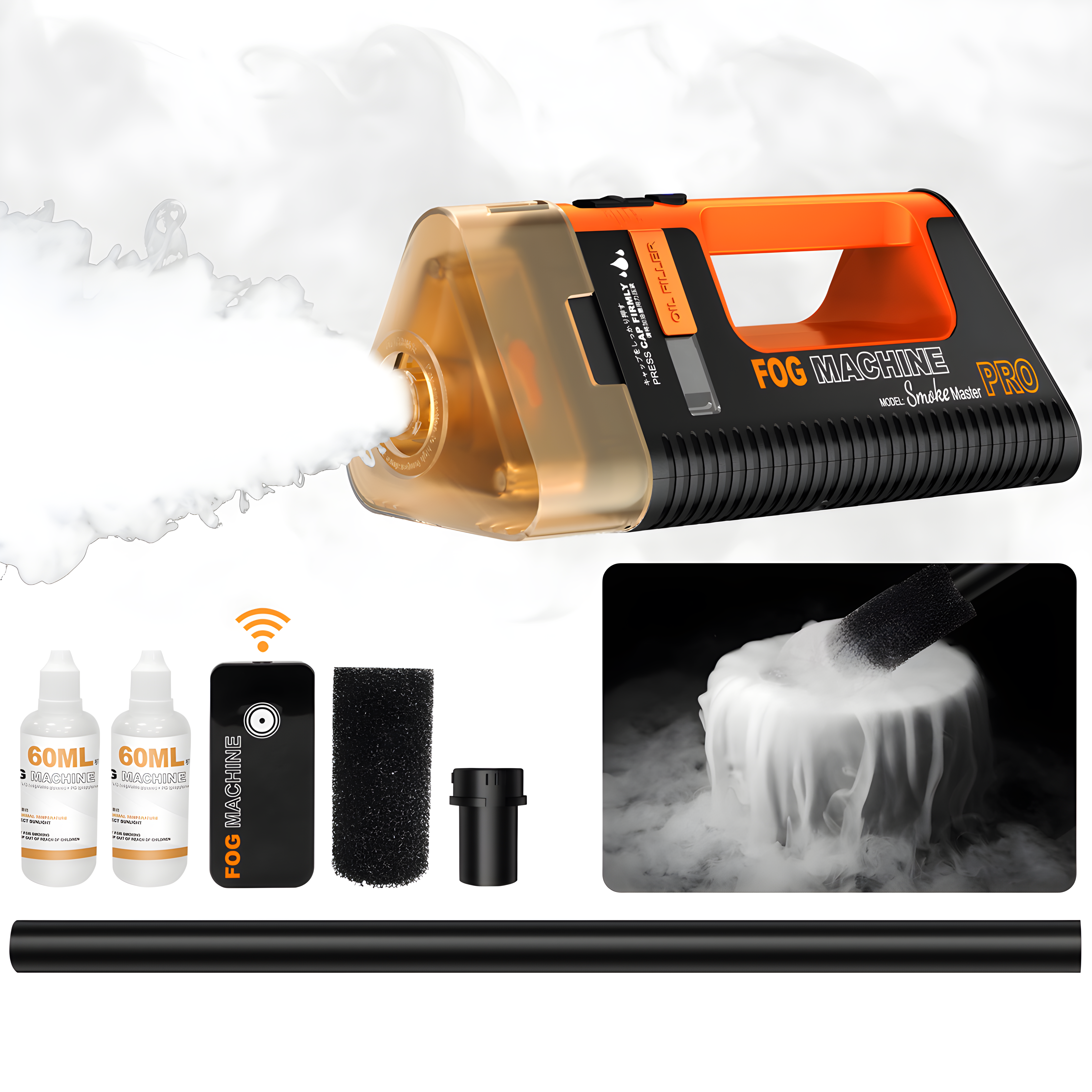 Lensgo Tragbare Nebelmaschine Smoke Master Pro