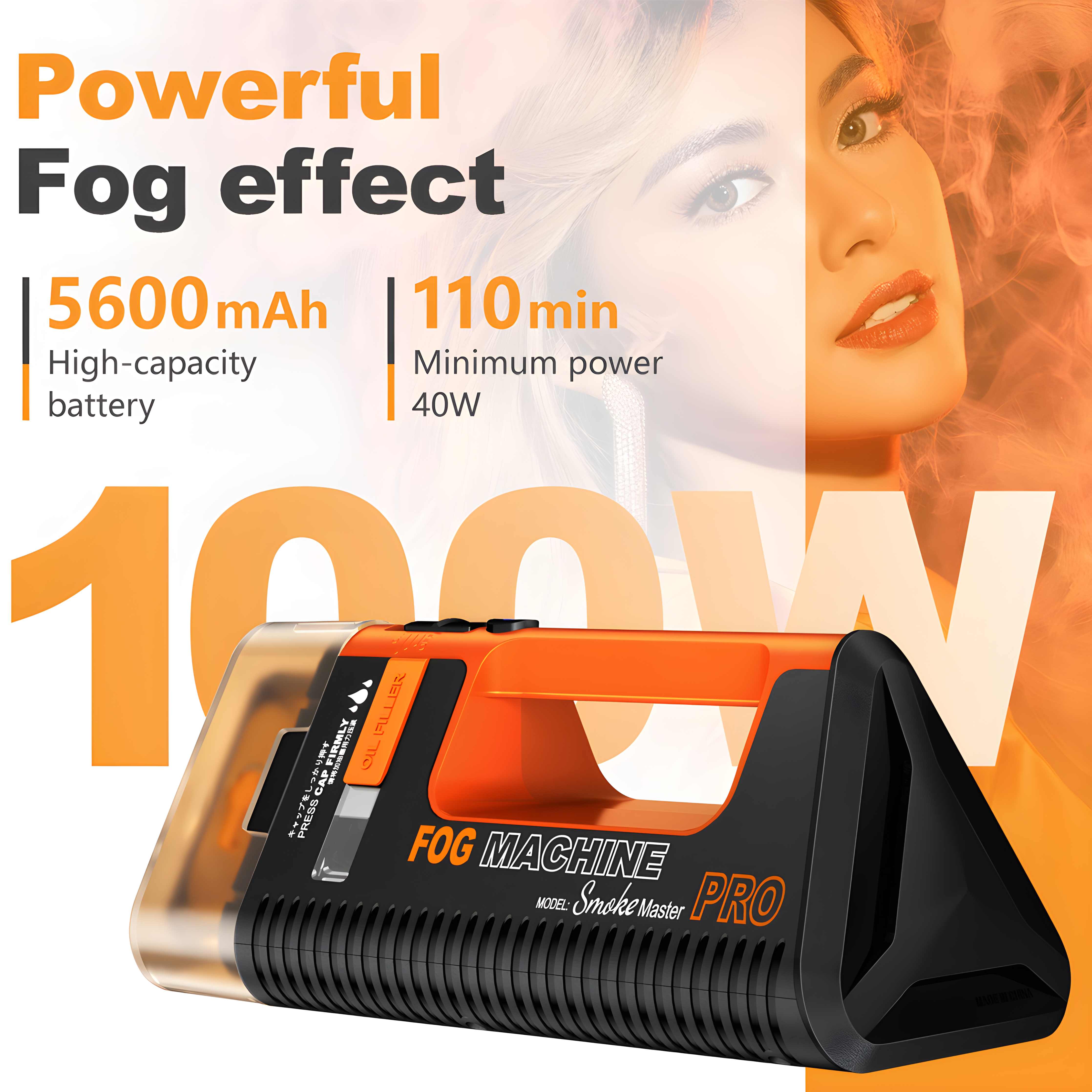 Lensgo Tragbare Nebelmaschine Smoke Master Pro