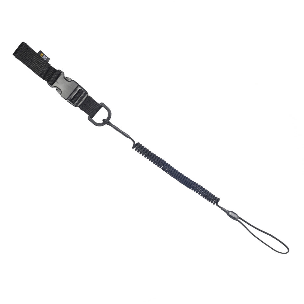 Safety Cord Medium combo with D-ring and fastex