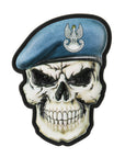 Patch skull in beret Poland (Coastal Defence)