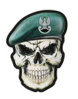 Patch skull in beret Poland (Special Forces)