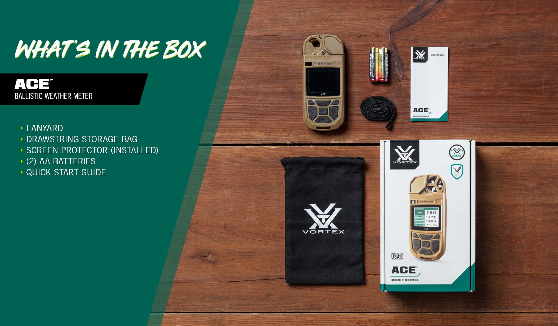 Vortex Ace Ballistisch Weerstation