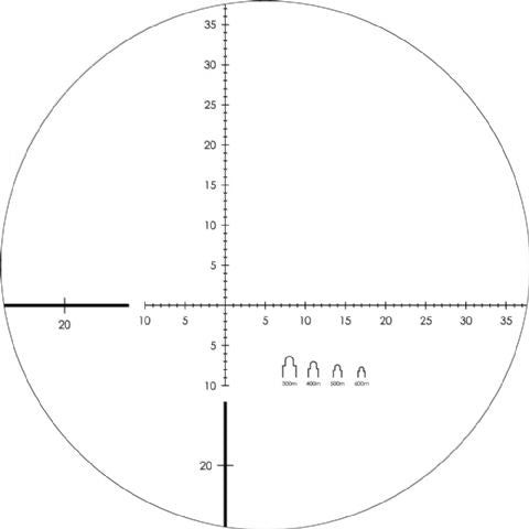 Vortex Solo 8x36 Tactical Monoculair met R/T Dradenkruis (MRAD)