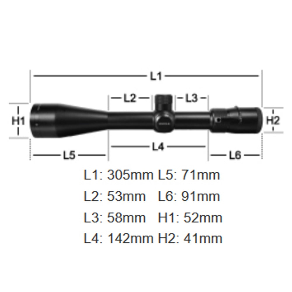 Vortex Viper PST Gen II 3-15x44 SFP Richtkijker, EBR-4 MOA
