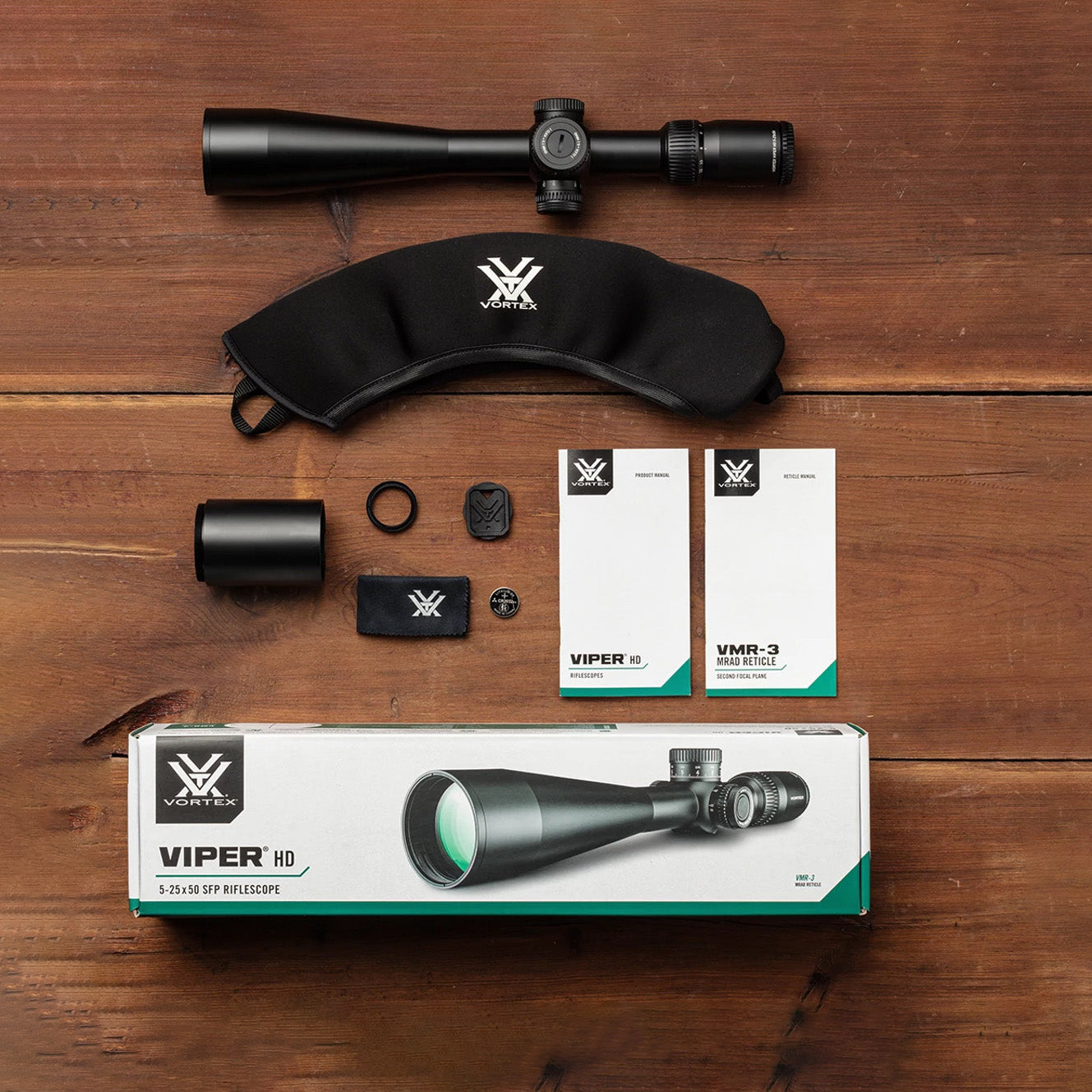 Vortex Viper HD 5-25x50 SFP Richtkijker, VMR-3 Dradenkruis (MRAD)