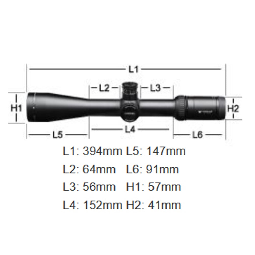 Vortex Viper HS LR 4-16x50 Richtkijker, Dead-Hold BDC Dradenkruis (Long Range, MOA)